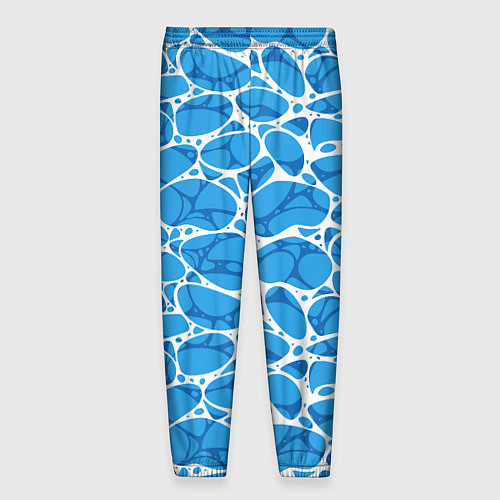 Мужские брюки Волновая рябь на поверхности воды паттерн / 3D-принт – фото 2