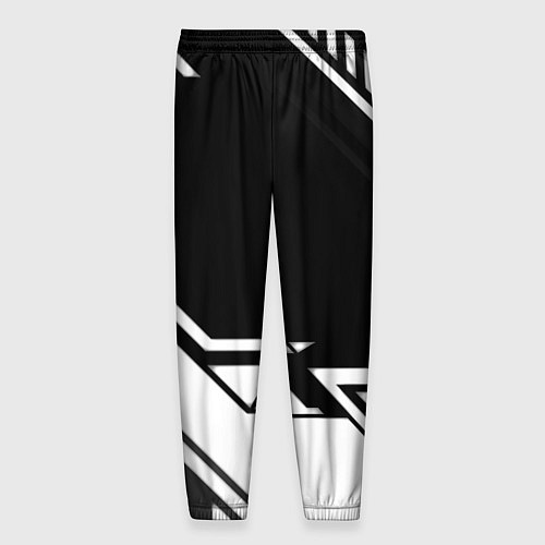 Мужские брюки Doom geometry black / 3D-принт – фото 2