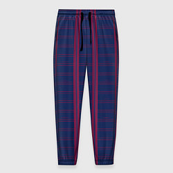 Мужские брюки Color blue cage pink stripes