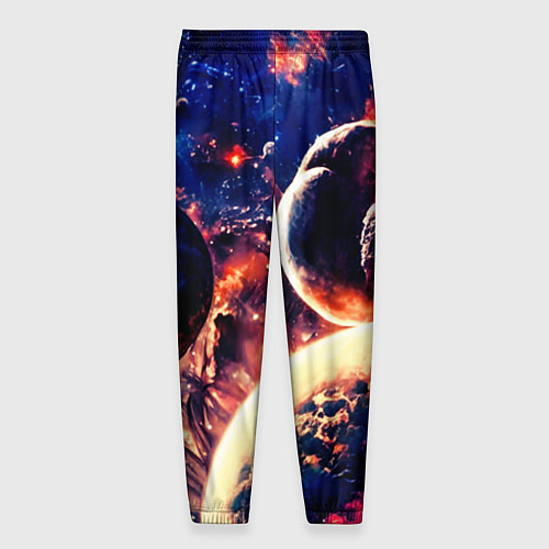 Мужские брюки Фантастический космос планеты / 3D-принт – фото 2