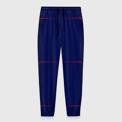 Мужские брюки Color blue red stripes