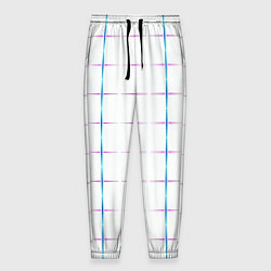 Мужские брюки Color white blue stripes