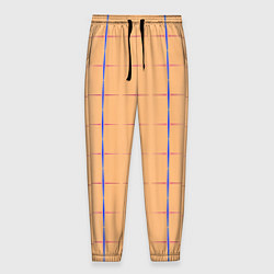 Мужские брюки Color beige blue cross
