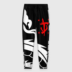 Брюки на резинке мужские Doom dragon steel, цвет: 3D-принт