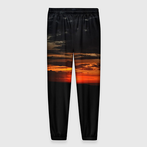 Мужские брюки Закат на плато / 3D-принт – фото 2