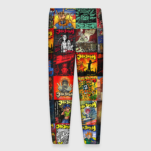 Мужские брюки Элизиум - обложки альбомов и песен / 3D-принт – фото 2