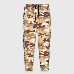 Брюки на резинке мужские Камуфляж армия, цвет: 3D-принт