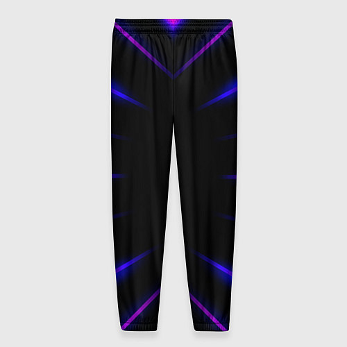 Мужские брюки Color black neon neon / 3D-принт – фото 2