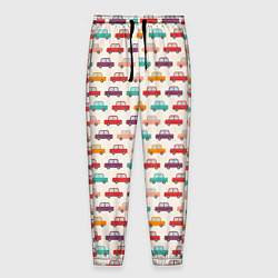 Мужские брюки Цветные машинки паттерн