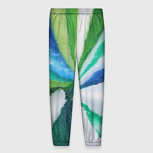 Мужские брюки Радуга цветов мальдивских островов / 3D-принт – фото 2