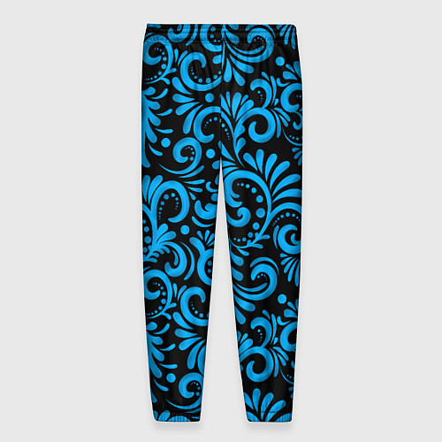 Мужские брюки Русские этнические узоры / 3D-принт – фото 2