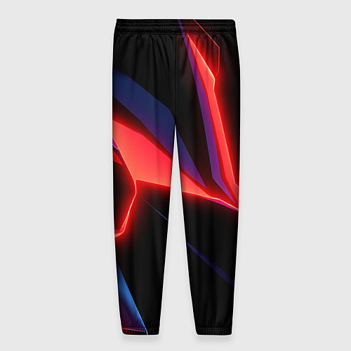 Мужские брюки Neon red / 3D-принт – фото 2