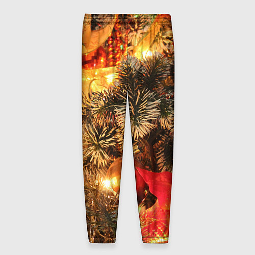 Мужские брюки Атмосфера Рождества / 3D-принт – фото 2