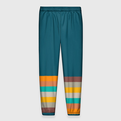 Мужские брюки Индиго и шумовой градиент заката с текстурой / 3D-принт – фото 2