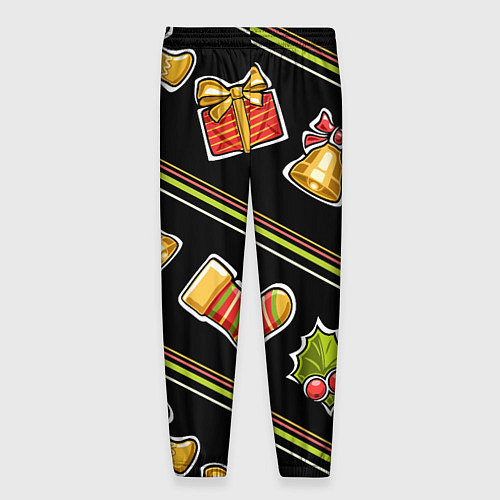 Мужские брюки Рождественский дух / 3D-принт – фото 2