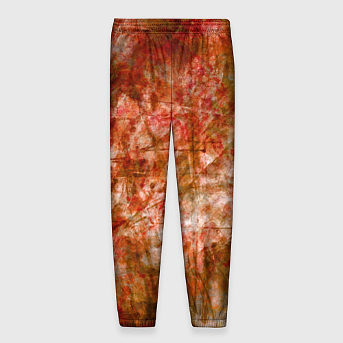 Мужские брюки Абстракция - bright red / 3D-принт – фото 2