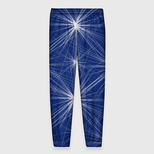 Мужские брюки Звезды на синем фоне / 3D-принт – фото 2