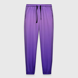 Брюки на резинке мужские The color is purple, цвет: 3D-принт