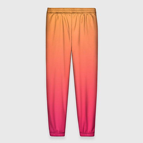 Мужские брюки Color orange pink / 3D-принт – фото 2
