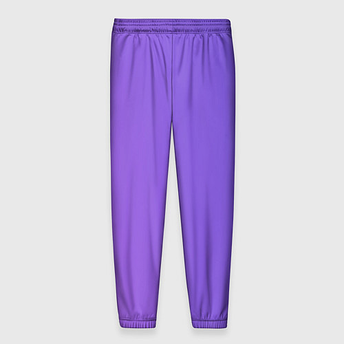 Мужские брюки Color purple gradient / 3D-принт – фото 2