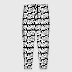 Брюки на резинке мужские Символы валькнут как защитная кольчуга, цвет: 3D-принт
