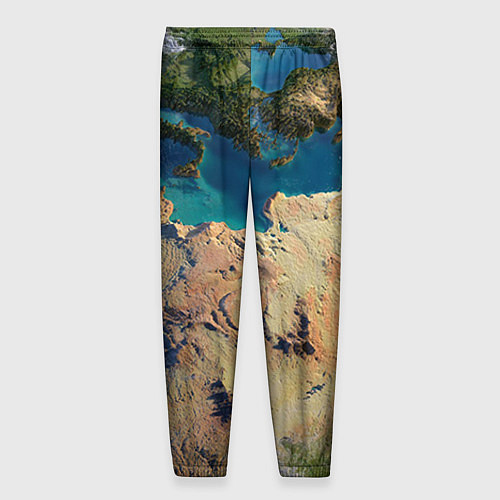 Мужские брюки Земля / 3D-принт – фото 2