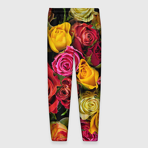 Мужские брюки Ассорти из роз / 3D-принт – фото 2
