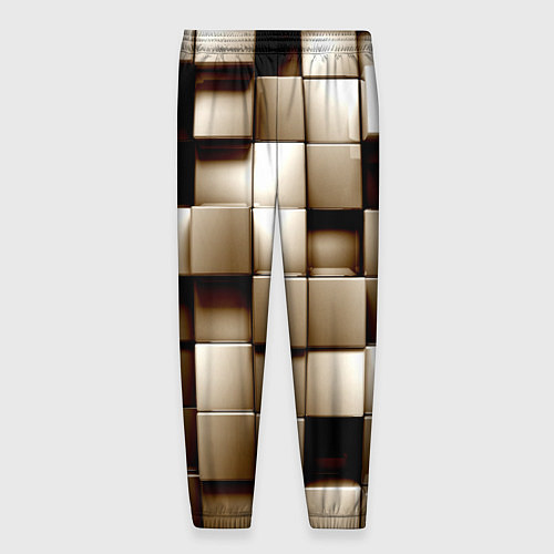 Мужские брюки Кубики / 3D-принт – фото 2