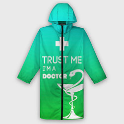 Дождевик мужской Trust me, i'm a doctor, цвет: 3D-принт