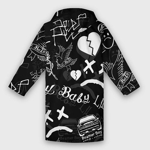 Мужской дождевик LIL PEEP / 3D-принт – фото 2
