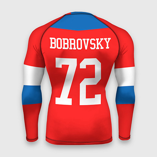 Мужской рашгард Сборная РФ: #72 BOBROVSKY / 3D-принт – фото 2