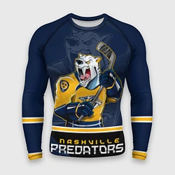 Рашгард мужской Nashville Predators, цвет: 3D-принт