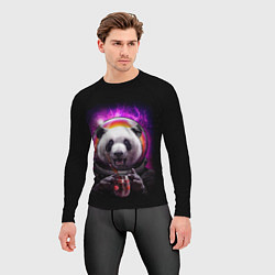 Рашгард мужской Panda Cosmonaut, цвет: 3D-принт — фото 2
