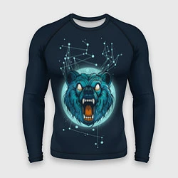 Рашгард мужской Космический медведь, цвет: 3D-принт