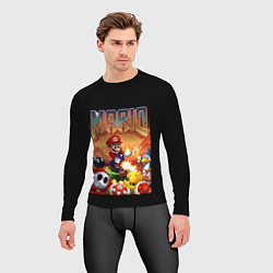 Рашгард мужской Mario Doom, цвет: 3D-принт — фото 2