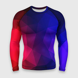 Рашгард мужской Red&Blue, цвет: 3D-принт