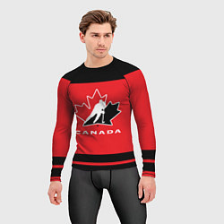 Рашгард мужской Canada Team, цвет: 3D-принт — фото 2