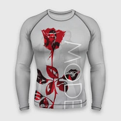 Рашгард мужской Depeche Mode: Red Rose, цвет: 3D-принт