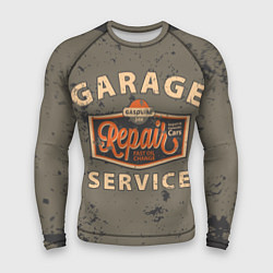 Рашгард мужской Garage Service, цвет: 3D-принт