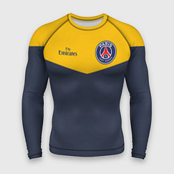 Рашгард мужской PSG: Navy Yellow, цвет: 3D-принт