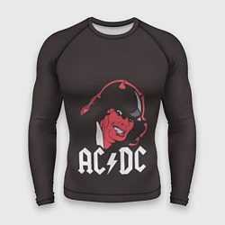 Рашгард мужской AC/DC Devil, цвет: 3D-принт