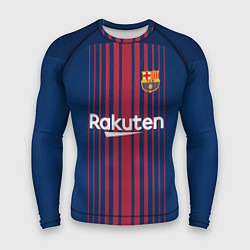 Рашгард мужской Barcelona FC: Neymar Home 17/18, цвет: 3D-принт