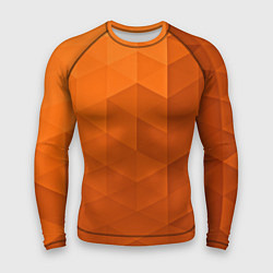 Рашгард мужской Orange abstraction, цвет: 3D-принт