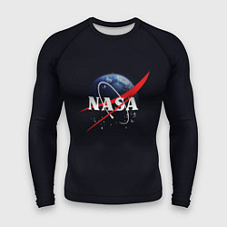 Рашгард мужской NASA: Black Space, цвет: 3D-принт