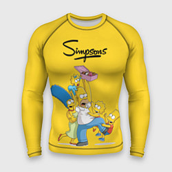 Рашгард мужской Simpsons Family, цвет: 3D-принт