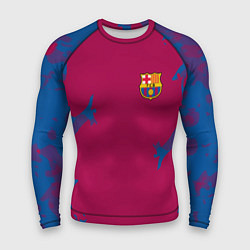 Рашгард мужской FC Barcelona: Purple Original, цвет: 3D-принт