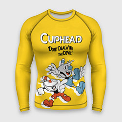 Мужской рашгард Cuphead: Don't deal with the Devil