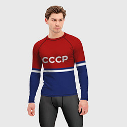 Рашгард мужской СССР: Спортсмен, цвет: 3D-принт — фото 2