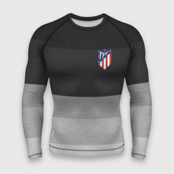 Рашгард мужской ФК Атлетико Мадрид: Серый стиль, цвет: 3D-принт