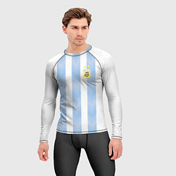 Рашгард мужской Сборная Аргентины, цвет: 3D-принт — фото 2